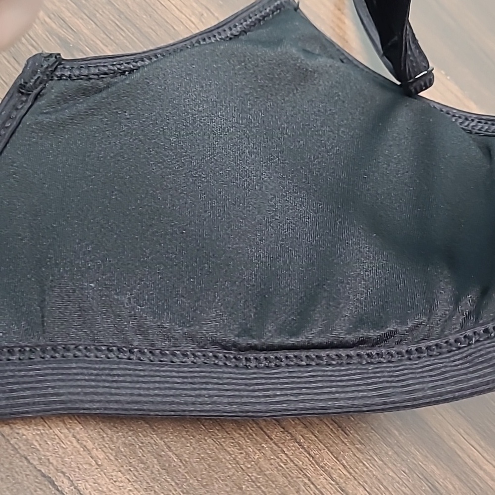 Simons Size M Black Ribbed Bikini Top - Picture 6 of 8